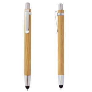 Bolígrafo bambú con touch TICO