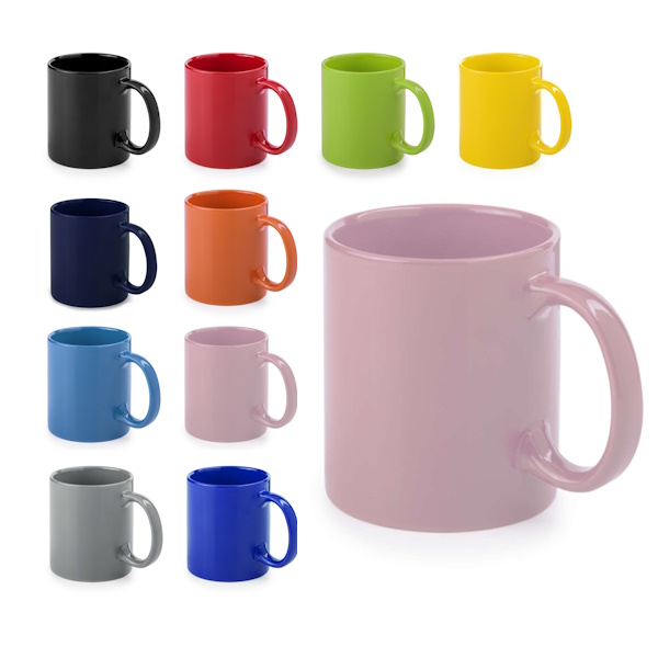 Taza cerámica colores 370ml Sara
