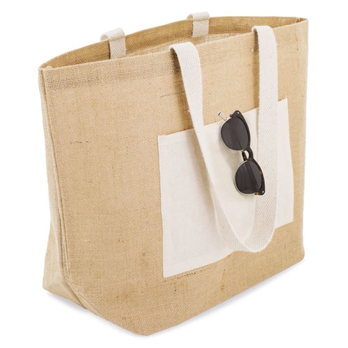 Bolsa Mita de algodón y yute - Imagen 2