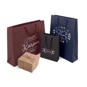 Bolsa de Cartón 180 gr con Asas de Cordón Personalizada - Imagen 2