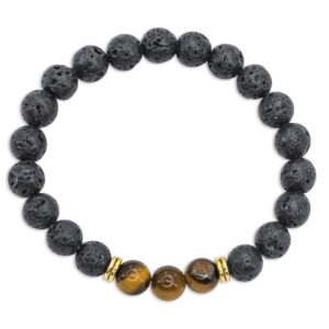 Pulsera piedra volcánica - Imagen 2