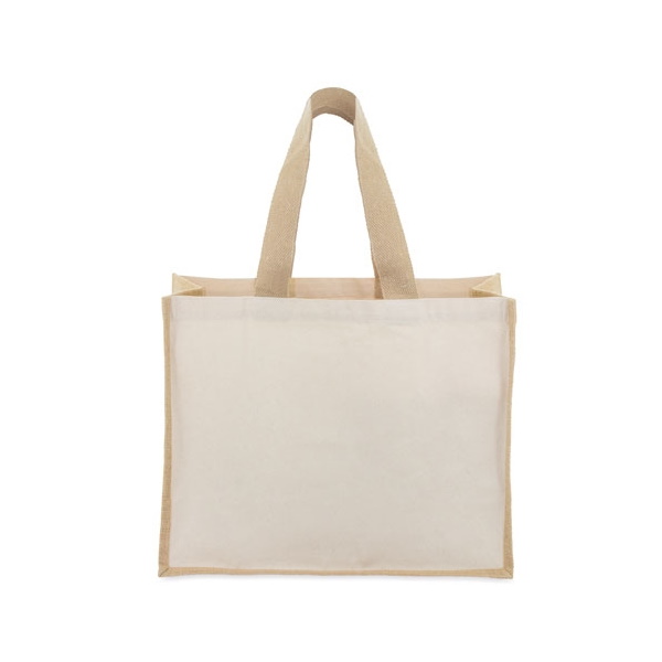 Bolsa ECO de algodón y yute Coca - Imagen 2