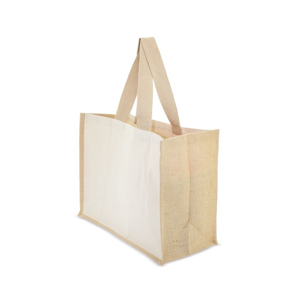 Bolsa ECO de algodón y yute Coca