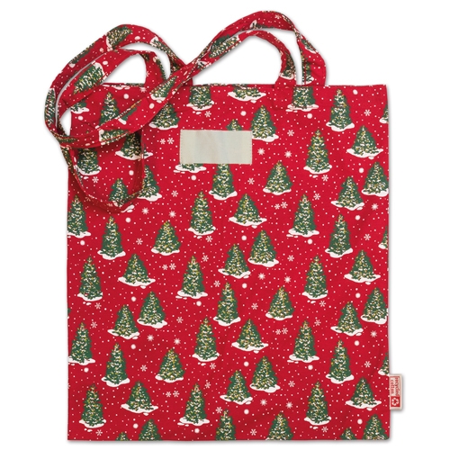 Bolsa de algodón reciclado navideña - Imagen 5