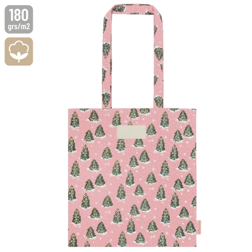 Bolsa de algodón reciclado navideña - Imagen 2