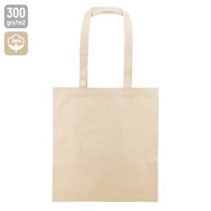 Bolsa de Tela de Algodón 300 g/m² con Asas Largas